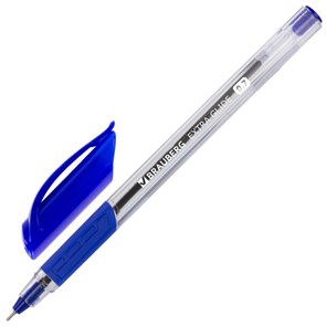 {{photo.Alt || photo.Description || 'Ручка шариковая масляная с грипом BRAUBERG "Extra Glide GT", СИНЯЯ, трехгранная, узел 0,7 мм, линия письма 0,35 мм, 142681'}}