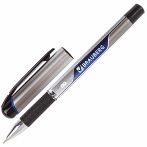 {{photo.Alt || photo.Description || 'Ручка шариковая масляная с грипом BRAUBERG "Signature", СИНЯЯ, печать, узел 0,7 мм, линия письма 0,35 мм, 142688'}}