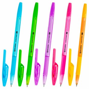 {{photo.Alt || photo.Description || 'Ручка шариковая с грипом BRAUBERG "ULTRA GT NEON", СИНЯЯ, корпус ассорти, линия 0,35 мм, 144054'}}