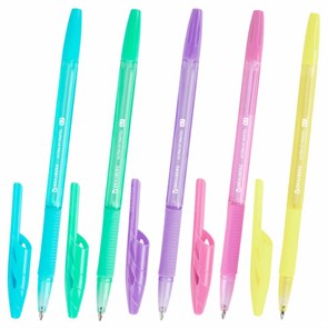 {{photo.Alt || photo.Description || 'Ручка шариковая с грипом BRAUBERG "ULTRA GT PASTEL", СИНЯЯ, корпус ассорти, линия 0,35 мм, 144053'}}