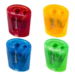 {{photo.Alt || photo.Description || 'Точилка BRAUBERG "Cell Dual", 2 отверстия для чернографитных карандашей (в том числе утолщенных), с контейнером, корпус ассорти, 228435'}}
