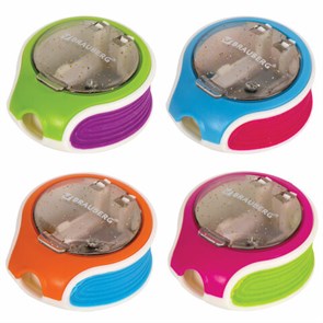 {{photo.Alt || photo.Description || 'Точилка BRAUBERG "Mix Soft", пластиковая, с контейнером, корпус ассорти, 229585'}}
