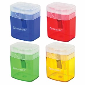 {{photo.Alt || photo.Description || 'Точилка BRAUBERG "OfficeBox", с контейнером и крышкой, прямоугольная, в упаковке с подвесом, ассорти, 222494'}}
