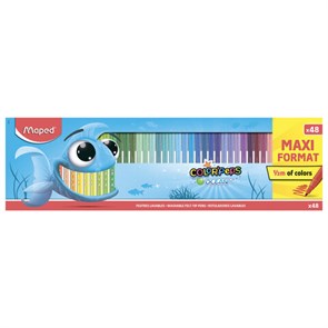 {{photo.Alt || photo.Description || 'Фломастеры MAPED COLOR'PEPS "Ocean", 48 цветов, смываемые, вентилируемый колпачок, 845727'}}