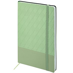 {{photo.Alt || photo.Description || 'Блокнот А5 138x213 мм, BRAUBERG "Tissage", под кожу, 80 л., резинка, клетка, оливковый, 116602'}}
