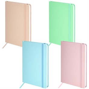 {{photo.Alt || photo.Description || 'Блокнот А5 138x213мм BRAUBERG Basic, под кожу, 80л, клетка, ассорти, PASTEL, 116230'}}