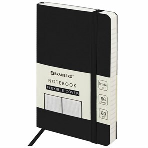 {{photo.Alt || photo.Description || 'Блокнот МАЛЫЙ ФОРМАТ (91х140 мм) А6, BRAUBERG ULTRA, под кожу, 80 г/м2, 96 л., клетка, черный, 113024'}}