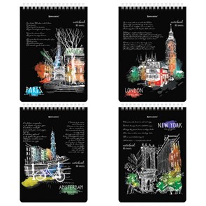 {{photo.Alt || photo.Description || 'Блокнот А5 (146х206 мм), 80 л., гребень, картон, жесткая подложка, клетка, BRAUBERG, "City", 114379'}}