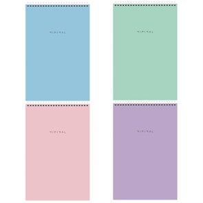 {{photo.Alt || photo.Description || 'Блокнот БОЛЬШОЙ ФОРМАТ А4 198х297 мм, 80 л., гребень, подложка, клетка, BRAUBERG "Minimal Pastel", 116425'}}