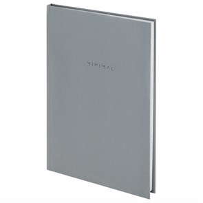 {{photo.Alt || photo.Description || 'Блокнот БОЛЬШОЙ ФОРМАТ 200х290 мм, А4, 80 л., твердый, клетка, BRAUBERG "Minimal", серый, 116433'}}