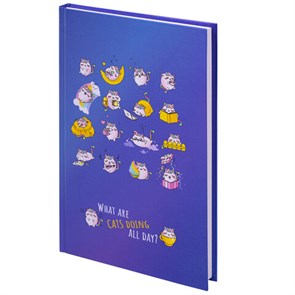 {{photo.Alt || photo.Description || 'Блокнот А5 (134х206 мм), 80 л., твёрдый, клетка, BRAUBERG KIDS, "Радужные котики", 114417'}}