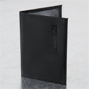 {{photo.Alt || photo.Description || 'Обложка для паспорта натуральная кожа флоттер, "PASSPORT", кожаный уголок, черная, BRAUBERG, 238192'}}