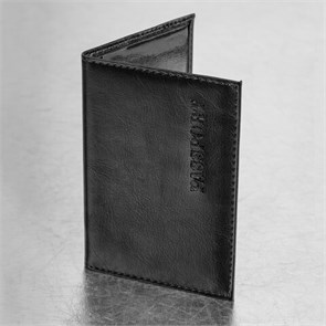 {{photo.Alt || photo.Description || 'Обложка для паспорта экокожа, мягкая вставка изолон, "PASSPORT", черная, STAFF Profit, 237183'}}