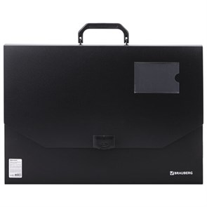 {{photo.Alt || photo.Description || 'Папка-портфель пластиковая БОЛЬШОГО ФОРМАТА BRAUBERG "ПОРТФОЛИО", А3 (445х310х30 мм), черная, РОССИЯ, 226023'}}