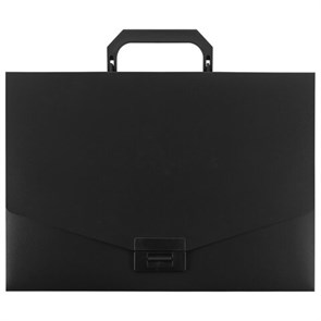 {{photo.Alt || photo.Description || 'Портфель пластиковый STAFF А4 (320х225х36 мм), без отделений, черный, 229241'}}