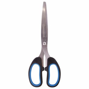 {{photo.Alt || photo.Description || 'Ножницы BRAUBERG "Classic+", 185 мм, черно-синие, классической формы, резиновые вставки, 236448'}}