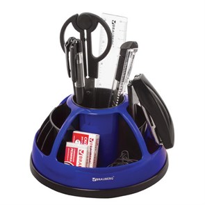 {{photo.Alt || photo.Description || 'Канцелярский набор BRAUBERG "ULTRA", 10 предметов, вращающаяся конструкция, черно-синий, 231930'}}