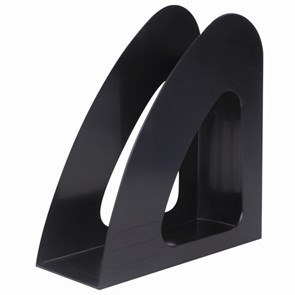 {{photo.Alt || photo.Description || 'Лоток вертикальный для бумаг BRAUBERG "Delta", 240х90х240 мм, черный, 237239'}}