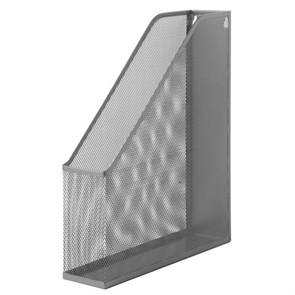 {{photo.Alt || photo.Description || 'Лоток вертикальный для бумаг BRAUBERG "Germanium" (250х72х315 мм), металлический, серебряный, 231949'}}