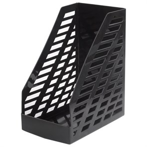 {{photo.Alt || photo.Description || 'Лоток вертикальный для бумаг BRAUBERG "MAXI-plus" (250х160х300 мм), сетчатый, черный, 237005'}}