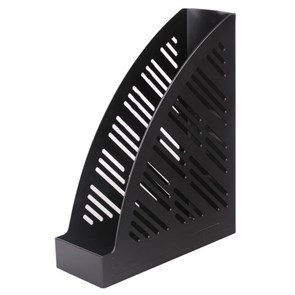{{photo.Alt || photo.Description || 'Лоток вертикальный для бумаг BRAUBERG "Standard+", 250х90х300 мм, черный, 237224'}}