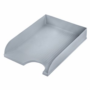 {{photo.Alt || photo.Description || 'Лоток горизонтальный для бумаг BRAUBERG "Standard", 350х253х65 мм, серый, 238347'}}