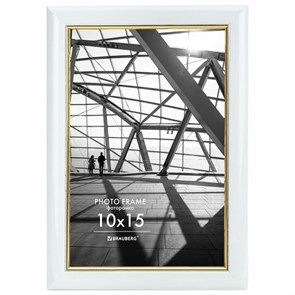 {{photo.Alt || photo.Description || 'Рамка 10х15 см небьющаяся, багет 14,6 мм, пластик, BRAUBERG "Original Line", белая/золото, 391235'}}