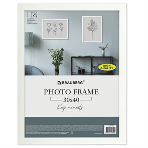 {{photo.Alt || photo.Description || 'Рамка 30х40 см небьющаяся, аналог IKEA, багет 21 мм, МДФ, BRAUBERG "Idea", белая, 391372'}}