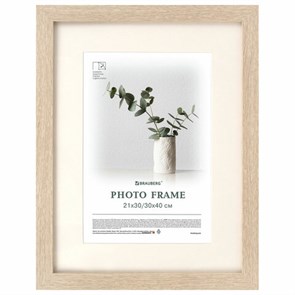 {{photo.Alt || photo.Description || 'Рамка 30х40 см с паспарту 21х30 см, небьющаяся, багет 26 мм, МДФ, BRAUBERG "Ambassador", цвет дуб, 391369'}}
