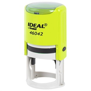 {{photo.Alt || photo.Description || 'Оснастка для печатей оттиск D=42 мм, синий, TRODAT IDEAL 46042, корпус ЖЕЛТЫЙ, крышка, подушка, 198960'}}