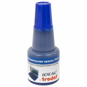{{photo.Alt || photo.Description || 'Краска штемпельная TRODAT IDEAL 7014 синяя 24 мл, на водно-глицериновой основе, 206916'}}