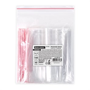 {{photo.Alt || photo.Description || 'Пакеты ZIP LOCK "зиплок" ПРОЧНЫЕ, комплект 100 шт., 100х150 мм, ПВД, 60 мкм, BRAUBERG EXTRA, 608170'}}