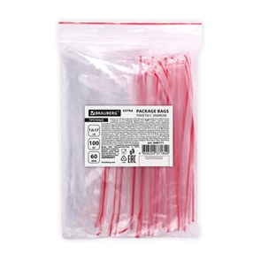 {{photo.Alt || photo.Description || 'Пакеты ZIP LOCK "зиплок" ПРОЧНЫЕ, комплект 100 шт., 120х170 мм, ПВД, 60 мкм, BRAUBERG EXTRA, 608171'}}
