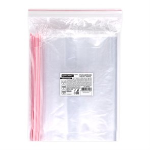{{photo.Alt || photo.Description || 'Пакеты ZIP LOCK "зиплок" СВЕРХПРОЧНЫЕ, комплект 100 шт., 250х350 мм, ПВД, 100 мкм, BRAUBERG EXTRA, 608183'}}
