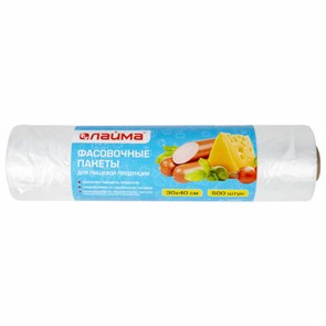 {{photo.Alt || photo.Description || 'Пакеты фасовочные 30х40 см КОМПЛЕКТ 500 шт., ПНД, 8 мкм, рулон на втулке, LAIMA, 605953'}}