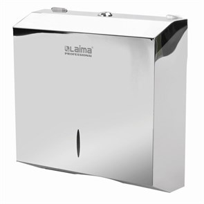 {{photo.Alt || photo.Description || 'Диспенсер для полотенец LAIMA PROFESSIONAL INOX, (Система H2) Z-сложения, нержавеющая сталь, зеркальный, 605695'}}