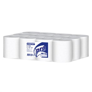 {{photo.Alt || photo.Description || 'Полотенца бумажные с центральной вытяжкой 120 м, PROtissue (M1) COMFORT, 1-слойные, белые, КОМПЛЕКТ 12 рулонов, С194, C194'}}