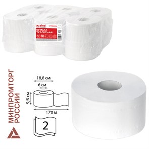 {{photo.Alt || photo.Description || 'Бумага туалетная 170 м, LAIMA (T2), PREMIUM, 2-слойная, цвет белый, КОМПЛЕКТ 12 рулонов, 126092'}}