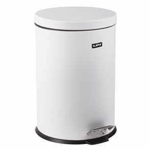 {{photo.Alt || photo.Description || 'Ведро мусорное с педалью 12 литров "Classic", БЕЛОЕ ГЛЯНЦЕВОЕ, металлическое, со съемным внутренним ведром, LAIMA, 604948'}}