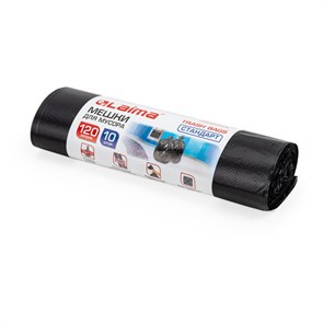 {{photo.Alt || photo.Description || 'Мешки для мусора 120 л черные в рулоне 10 шт., ПНД 14 мкм, 70х110 см, LAIMA стандарт, 601385'}}