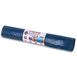 {{photo.Alt || photo.Description || 'Мешки для мусора 120 л, синие, в рулоне 10 шт., особо прочные, ПВД 40 мкм, 70х110 см, LAIMA, 601387'}}