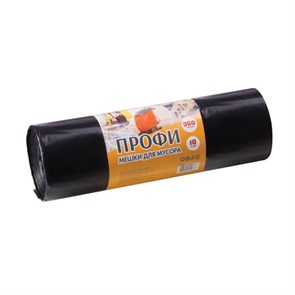{{photo.Alt || photo.Description || 'Мешки для мусора 360 л, черные, в рулоне 10 шт., ПВД, 65 мкм, 110х140 см, особо прочные, КОНЦЕПЦИЯ БЫТА "Профи", 2883'}}