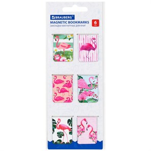 {{photo.Alt || photo.Description || 'Закладки для книг МАГНИТНЫЕ, "FLAMINGO", набор 6 шт., 35x25 мм, BRAUBERG, 113165'}}