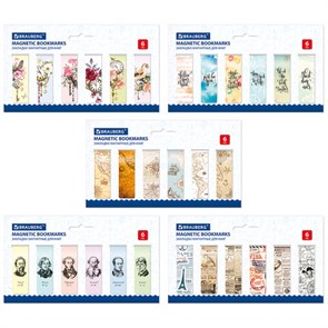 {{photo.Alt || photo.Description || 'Закладки для книг МАГНИТНЫЕ, "MIX 2", набор 30 шт., 60x20 мм, BRAUBERG, 113178'}}