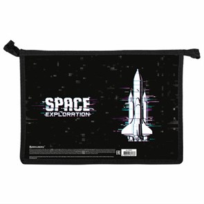 {{photo.Alt || photo.Description || 'Папка для труда на молнии BRAUBERG А4, 2 отделения, органайзер, "Space exploration", 270979'}}