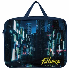 {{photo.Alt || photo.Description || 'Папка на молнии с ручками BRAUBERG А4, 1 отделение, полиэстер, 80 мм, "Future", 270965'}}