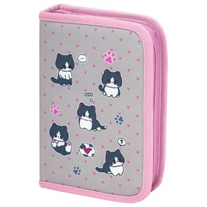 {{photo.Alt || photo.Description || 'Пенал BRAUBERG, 1 отделение, полиэстер, 21х14 см, "Cat patches", 272327'}}