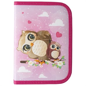 {{photo.Alt || photo.Description || 'Пенал ПИФАГОР, 1 отделение, полиэстер, 19х13 см, "Cute owls", 271011'}}
