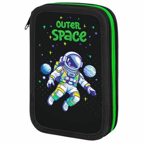 {{photo.Alt || photo.Description || 'Пенал ПИФАГОР, 3 отделения, ламинированный картон, 19х11 см, "Outer space", 273488'}}
