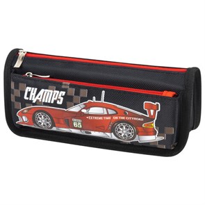 {{photo.Alt || photo.Description || 'Пенал мягкий ЮНЛАНДИЯ, 2 отделения, полиэстер, "Car champion", черный, 21х6х9 см, 228982'}}